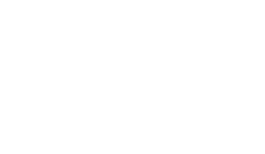 Brouq Developments White Logo