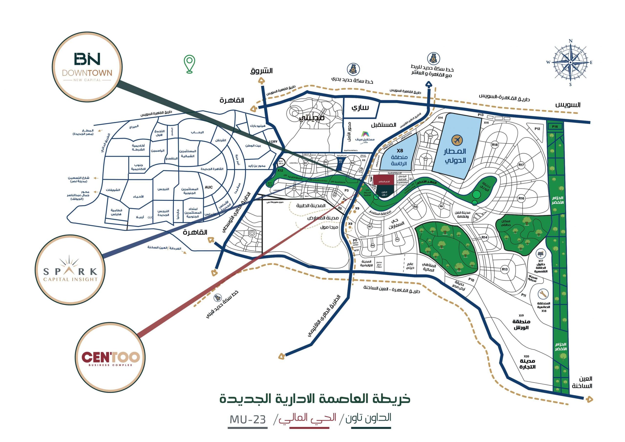 New Capital Map